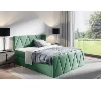 PRATO K5 nowoczesne łóżko kontynentalne 200x200 z pojemnikiem